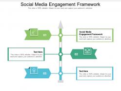 Social media engagement framework ppt powerpoint presentation infographic template cpb