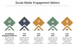 Social media engagement metrics ppt powerpoint presentation portfolio maker cpb