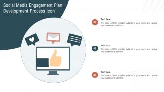 Social Media Engagement Plan Development Process Icon