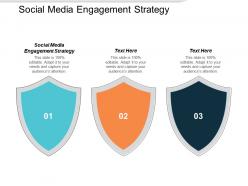 Social media engagement strategy ppt powerpoint presentation samples cpb