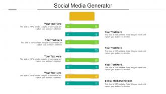 Social media generator ppt powerpoint presentation gallery graphics template cpb