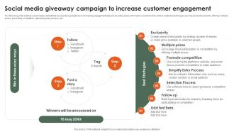 Social Media Giveaway Campaign To Increase Customer Startup Growth Strategy For Rapid Strategy SS V