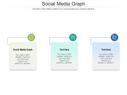 Social media graph ppt powerpoint presentation sample cpb