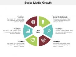 Social media growth ppt powerpoint presentation pictures images cpb