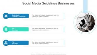 Social Media Guidelines Businesses In Powerpoint And Google Slides Cpb