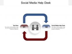 Social media help desk ppt powerpoint presentation gallery introduction cpb