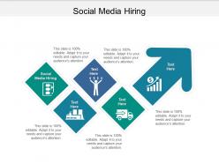Social media hiring ppt powerpoint presentation pictures slides cpb