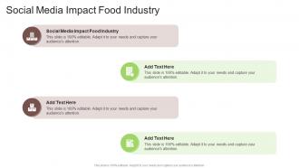 Social Media Impact Food Industry In Powerpoint And Google Slides Cpb