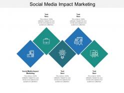 Social media impact marketing ppt powerpoint presentation inspiration icon cpb