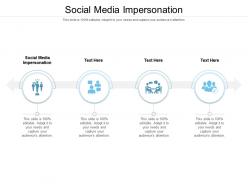 Social media impersonation ppt powerpoint presentation infographic template format ideas cpb
