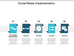 Social media implementation ppt powerpoint presentation inspiration guide cpb