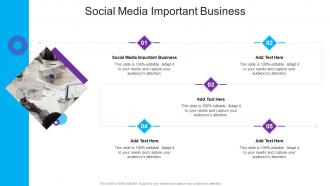 Social Media Important Business In Powerpoint And Google Slides Cpb