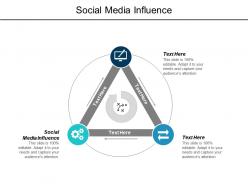 Social media influence ppt powerpoint presentation model information cpb