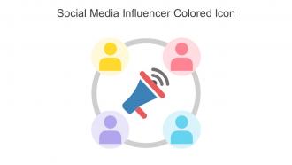 Social Media Influencer Colored Icon In Powerpoint Pptx Png And Editable Eps Format