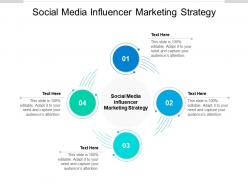 Social media influencer marketing strategy ppt powerpoint presentation infographics slides cpb