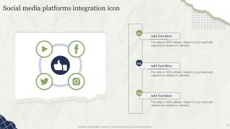 Social Media Integration Powerpoint PPT Template Bundles Idea Compatible
