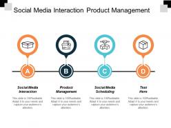 Social media interaction product management social media scheduling cpb