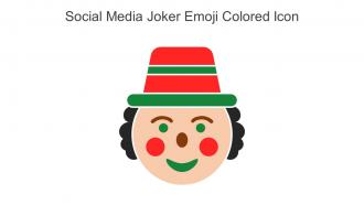 Social Media Joker Emoji Colored Icon In Powerpoint Pptx Png And Editable Eps Format