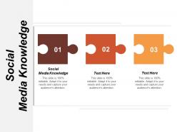 Social media knowledge ppt powerpoint presentation icon designs download cpb