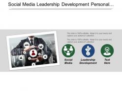 Social media leadership development personal development focus driving