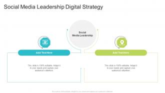 Social Media Leadership Digital Strategy In Powerpoint And Google Slides Cpb