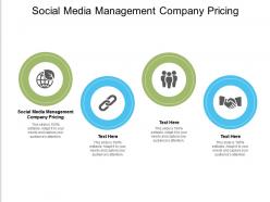Social media management company pricing ppt powerpoint presentation portfolio sample cpb