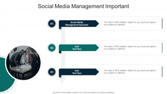 Social Media Management Important In Powerpoint And Google Slides Cpb
