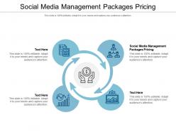 Social media management packages pricing ppt powerpoint presentation show rules cpb