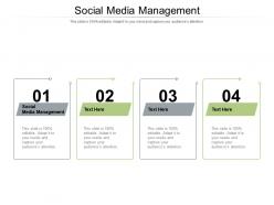 Social media management ppt powerpoint presentation portfolio inspiration cpb