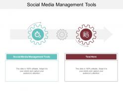 Social media management tools ppt powerpoint presentation infographic template topics cpb