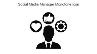 Social Media Manager Monotone Icon In Powerpoint Pptx Png And Editable Eps Format