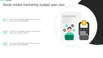 Social Media Marketing Budget Plan Icon
