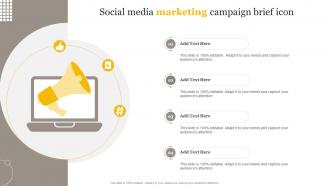 Social Media Marketing Campaign Brief Icon