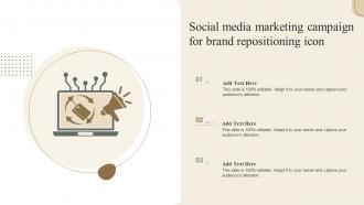 Social Media Marketing Campaign For Brand Repositioning Icon