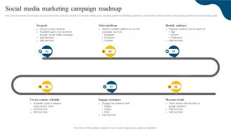 Social Media Marketing Campaign Roadmap MKT SS V
