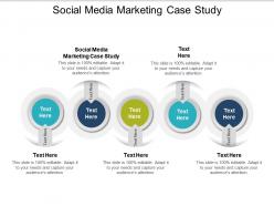 Social media marketing case study ppt powerpoint presentation gallery graphics cpb