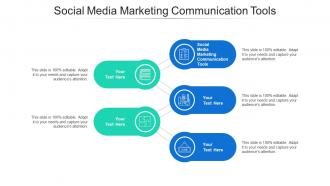 Social media marketing communication tools ppt powerpoint presentation pictures cpb