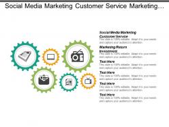 Social media marketing customer service marketing return investment cpb