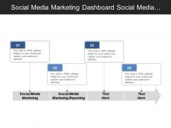 Social media marketing dashboard social media marketing reporting cpb