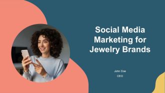Social Media Marketing For Jewelry Brands PPT PowerPoint AT