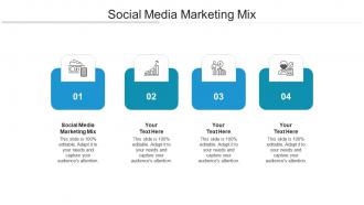 Social media marketing mix ppt powerpoint presentation model example introduction cpb