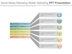 Social media marketing mobile marketing ppt presentation