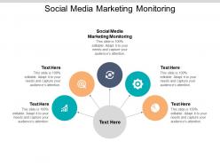 Social media marketing monitoring ppt powerpoint presentation icon gallery cpb