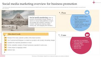 Social Media Marketing Overview For Business Efficient Tour Operator Advertising Plan Strategy SS V