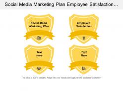 Social media marketing plan employee satisfaction employees benefits plan