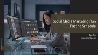 Social Media Marketing Plan Posting Schedule PPT Graphics AT