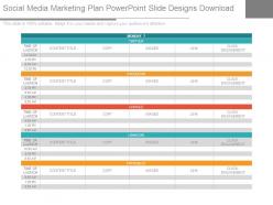 Social Media Marketing Plan Powerpoint Slide Designs Download