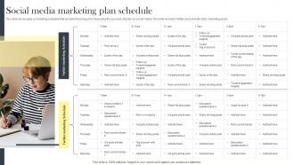 Social Media Marketing Plan Schedule