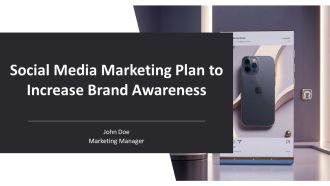 Social Media Marketing Plan To Increase Brand Awareness PPT Summary AT