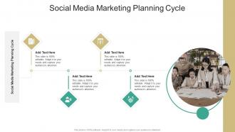 Social Media Marketing Planning Cycle In Powerpoint And Google Slides Cpb